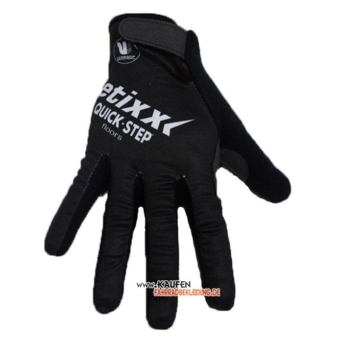 2020 Etixx Quick Step Lange Handschuhe Shwarz
